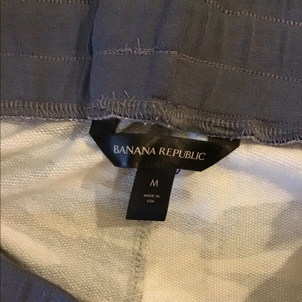 NWT BANANA REPUBLIC TERRY JOGGER CAMO GREEN GRAY LOUNGEWEAR W POCKETS - Picture 10 of 13